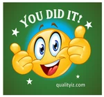 3X3" You Did It!, Square Stickers (50-PK), Motivate, Kids Reward SKU680660589512. Fixed Price $15.99.