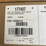 Thermo Scientific 177437, Lab-tek Chamber Slide W/cover Permanox Sterile. Fixed Price $75.00.