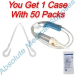 *50-PACKS* Amsino Amsafe Admistration Set 20 Drops/ml 40" Sterile AS3500. Fixed Price $79.99.