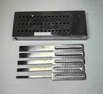 Codman Karlin 46-3070 Straight Stiletto Chisels Set Of 5 W/ Case Orthopedic. Fixed Price $321.00.