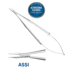 Assi B-15-8 Microsurgical Needle Holder, 0.2MM Wide Tip, Curved, 5.75". Fixed Price $40.49.