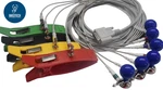 Set Schiller 10 Leads Ecg Ekg Cable With Chest Suction Cup Bulb And Limb Clamp. Fixed Price $125.00.