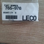 Leco Corporation, O-ring, Filter Tube 765-976, 15.5MM X 3.5MM, Qty. Fixed Price $24.99.
