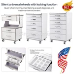 Azdent Dental Mobile Storage Cabinet Medical Tool Cart Trolley With 3/4/5DRAWERS. Fixed Price $356.99.