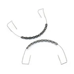 Seaverrs 1 Pack Temporary Tooth Decoration With Wires,metal Black. Fixed Price $15.05.