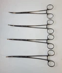 Set Of Codman 19-8104 Crafoord Coarctation Clamp, Curved Jaws, 9-1/2" Cardio. Fixed Price $180.00.