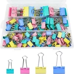 170 Pcs Binder Assorted Sizes,colored Large,medium,small Paperclips. Fixed Price $13.48.
