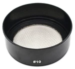 Sieve, Mesh Size 10 - 2MM Openings Stainless Steel, Plastic Frame Eisco Labs. Fixed Price $27.99.