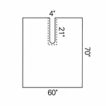 Halyard Sterile Impervious Split Orthopedic Drape, 60 X 70 Inch (sold As CS/42). Fixed Price $401.84.