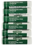 (6 Sticks) Curad Spf 15 Sunscreen Mint Flavor Petroleum Free Lip Balm Exp 5/28. Fixed Price $14.99.