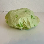 Lot 25 - Green Shower Hair Caps Tea Leaf Design Disposable Waterproof. Fixed Price $14.99.