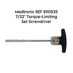 Medtronic Ref 8110535 7/32" Torque-limiting Set Screwdriver. Fixed Price $300.00.