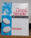 Tuttnauer & Simple Ultrasonic Enzyme Cleaner 144 Tablets 72 Gallons 06/28. Fixed Price $79.99.