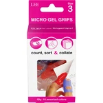 Lee Tippi Micro-gel Fingertip Grips, #3 Extra Small, Assorted Colors, Pack Of 10. Fixed Price $13.69.