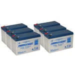 Power-sonic 12V, 7AH, Agm, F2 Terminal Replaces Powervar ABCE800-11R 6 Pack. Fixed Price $109.99.