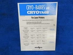 Db Cryo-babies Cryotags Tube Laser Labels 1.5X0.75 Qty LCRY-1200-G Green. Fixed Price $47.50.