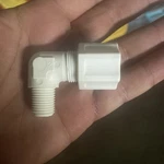 Jaco 1/2" Tube To Mnpt Elbow Polypropylene Hi-compression Fitting. Fixed Price $12.00.