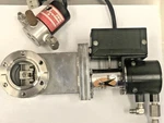 Pneumatic Gate Valve Air Operated 1-1/2" Dia 101-1500 Vacuum Apparatus Mfg.. Fixed Price $233.23.