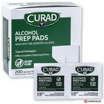 Curad CUR45581RBI Alcohol Prep Pads, 1", Box Of 200. Fixed Price $9.49.