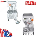 Portable Dental Mobile Delivery Unit With Compressor Curing Light Suction Scaler. Fixed Price $1019.00.