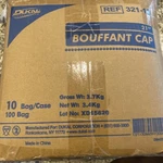 Dukal Corporation 21" Bouffant Cap, Blue, Pack Of X Ref 321-10 1000. Fixed Price $60.00.