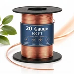 Therwen 20 Copper Wire For Gauge, 100FT, As Pictures Show. Fixed Price $35.49.
