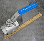 Haitima Stainless Steel Ball Valve CF8M 1000WOG 1-1/2" Npt. Fixed Price $30.39.