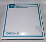 Medline Pro Series Bouffant Hair Caps Blue 24" Case Of 100 Unopened. Fixed Price $15.99.