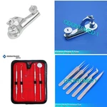 Custome Made 11 Pieces Of Gomco Clamp Swiss Twz+ Dental Hygiene Tool Set. Fixed Price $52.99.