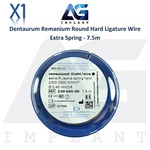 Dentaurum Remanium Round Extra Spring Hard Coil 7.5M Stainless Steel Orthodontic. Fixed Price $50.50.