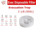Dental Evacuation Trap 2 1/8, White, 5501 Fits A-dec Model With Plastic Canister. Fixed Price $8.99.