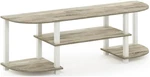 Furinno Turn-s-tube Wide Tv Entertainment Center, Sonoma Oak/white, 47. 25X13.. Fixed Price $74.78.