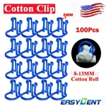 100PCS/BAG Cotton Roll Holder Disposable Clip Isolating Teeth. Fixed Price $13.39.