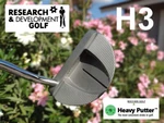New Rh H3 Boccieri Super Arm Lock Putter 41" Double Bend Shaft Silvery Color. Fixed Price $175.00.
