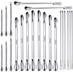 22 Pieces Stainless Steel Spatula Micro Scoop Set Laboratory Sampling.... Fixed Price $22.17.