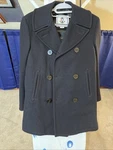 Sterlingwear Of Boston Anchor Collection Navy Navigator Wool Peacoat 34L. Fixed Price $89.00.