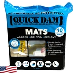 WUM-10 Super Absorbent Mats 10-PACK (6.75" X 16.5") Dual-sided Fluid Absorpt. Fixed Price $27.72.