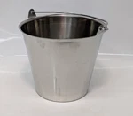Vollrath 58130 Stainless Steel/pedigo 18 Medical Pail/bucket W/ Handle, 12.5 Qt. Fixed Price $54.99.