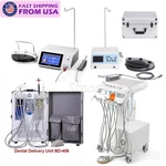 Portable Dental Delivery Unit Suction System Air Compressor 4H/IMPLANT Motor Ce. Fixed Price $1055.12.