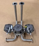 3-WAY Itt Pureflo Chromatography + B209 1" 90PSI Diaphragm Valves Stainless Body. Fixed Price $389.35.