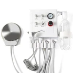 Azdent Portable Dental Turbine Unit With Weak Suction Work Air Compressor 4 Hole. Fixed Price $209.50.