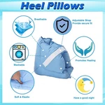 2PCS Heel Cushion Protector Pillow Foot Relieve Pressure Sore Ulcers Blue. Fixed Price $19.99.