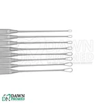 Sims Uterine Curettes 8 Pcs Set 11" Sharp Blade 00 2 3 4 5 6 Instrument. Fixed Price $34.30.