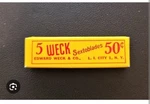 1960S E. Weck Sextoblades Safety Razor Str 5S (5 Pack Blades) Factory Sealed. Fixed Price $13.46.