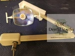 Marus CL1000 Post Mount Dental Light. Fixed Price $750.00.