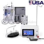 Portable Mobile Dental Delivery Unit Air Compressor 4 Holes /led Implant Motor. Fixed Price $692.64.