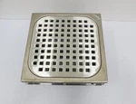 Smith 3002-3007 Stainless Steel Floor Drain W/square Nickel Bronze (3372238). Fixed Price $60.00.