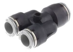 153760, Festo, Push-in Y-connector QSY-1/2T-3/8-U. Fixed Price $10.68.