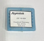 Lot Of (12) Asymtek 42-1820 Gauge Chamfered Fluid Dispensing Tips,. Fixed Price $70.00.