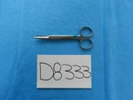 D8333 V. Mueller Mayo Curved On Flat Surgical Scissors 14.6CM Length SU1810. Fixed Price $40.00.